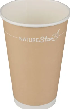 Barstuff Kaffeebecher Papier, braun - 400ml (50 Stk.)