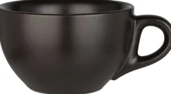 Barstuff Kaffeetasse Barista, Porzellan schwarz - 260ml (6 Stk.)