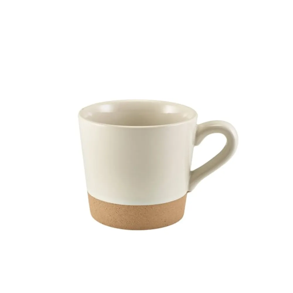 Barstuff Kaffeetasse Kava Steingut weiß – 340 ml (6 Stk.)