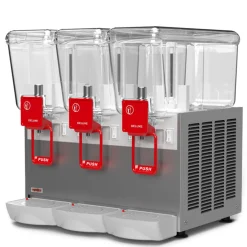Barstuff Kaltgetränkedispenser Arctic Deluxe 12/3 AA - 3 x 12 Liter, Rührflügelsystem