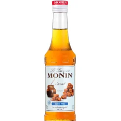 Barstuff Karamell zuckerreduziert (light) - Monin Sirup Kleinflasche (0,25l)