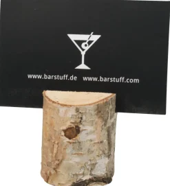 Barstuff Kartenhalter Birke, Baumstamm Optik - ca. 4cm