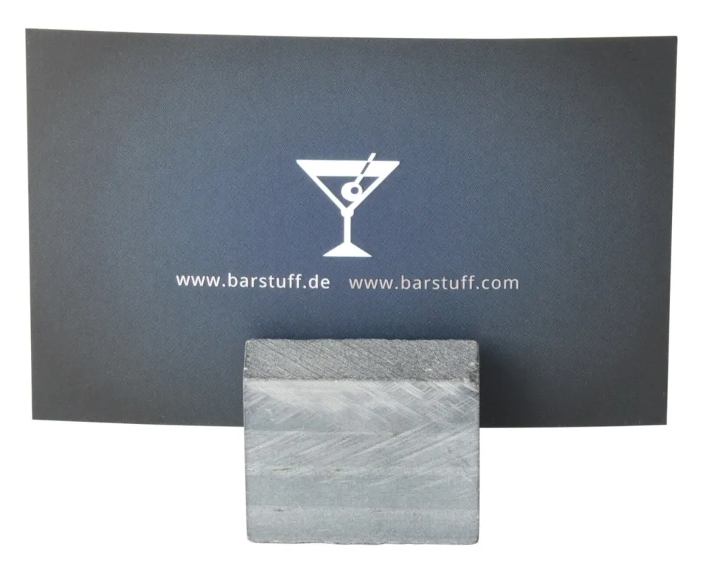 Barstuff Kartenhalter Schiefer mini - 3x2,5x2,5cm