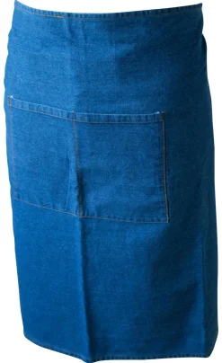 Barstuff Kellnerschürze, Jeans, 70x90cm - washed (hell)