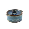 Barstuff Kleine Auflaufform mit Deckel Terra Aqua Blue – 14 cm (6 Stk.)