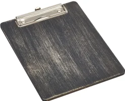 Barstuff Klemmbrett DIN A5, Holz - schwarz