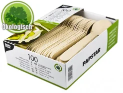 Barstuff Ökologische Holzlöffel - 3 x 15,7cm (100Stk.)