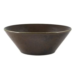 Barstuff Konische Schüssel Terra Cinder Black – 16 cm (6 Stk.)