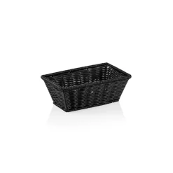 Barstuff Korb Polypropylen, 26,5x16x10cm (GN 1/4) - schwarz
