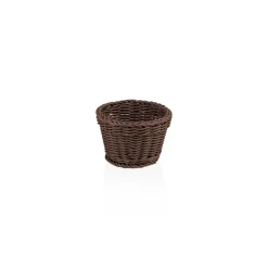 Barstuff Korb rund, Polypropylen braun - 13x10cm