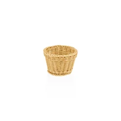 Barstuff Korb rund, Polypropylen hellbeige - 13x10cm
