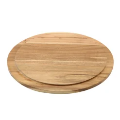 Barstuff Kuchenbrett / Serviertablett rund, Akazienholz - 33 cm