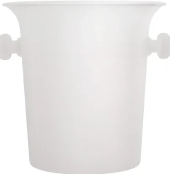 Barstuff Kunststoff Flaschenkühler - frosted weiß