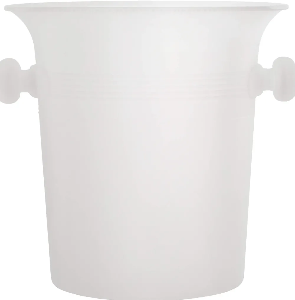 Barstuff Kunststoff Flaschenkühler - frosted weiß