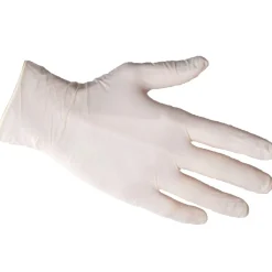 Barstuff Latex-Handschuhe weiß, puderfrei - M (100 Stk.)