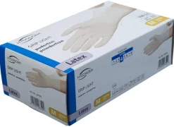 Barstuff Latex-Handschuhe weiß, puderfrei - M (100 Stk.)