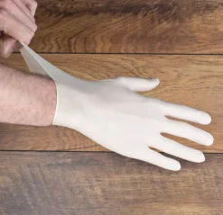 Barstuff Latex-Handschuhe weiß, puderfrei - M (100 Stk.)