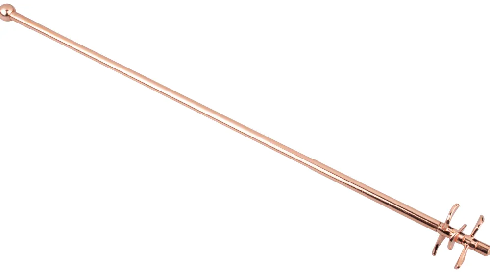 Barstuff Lux Swizzlestick, kupferfarben, Überbartools - 40cm