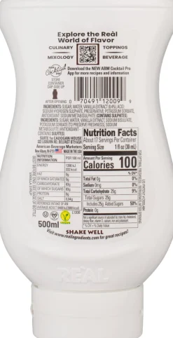 Barstuff Madagascar Vanilla Real - Vanillesirup (500ml)