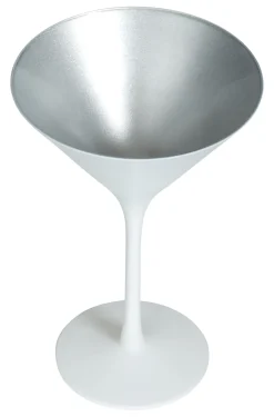 Barstuff Martiniglas, matt weiß/silber, Elements Stölzle - 240ml