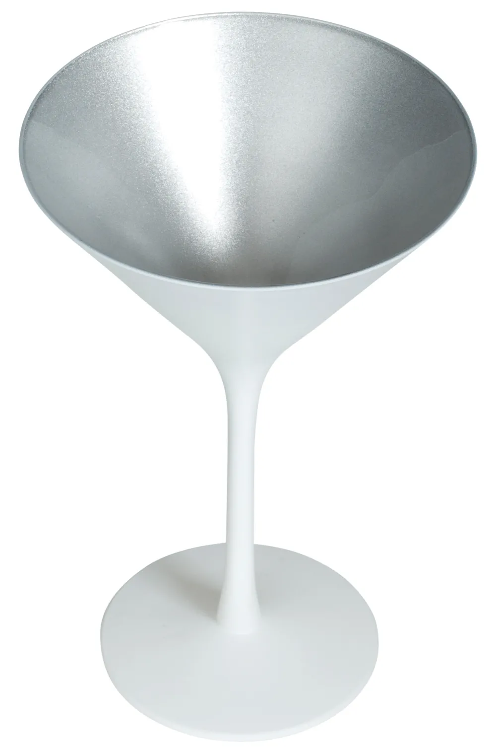 Barstuff Martiniglas, matt weiß/silber, Elements Stölzle - 240ml