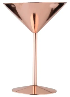 Barstuff Martiniglas, verkupferter Edelstahl - 240ml