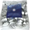 Barstuff Maxi Teelichter, Gies, 10 Std, 23x59mm - weiß (40 Stk.)
