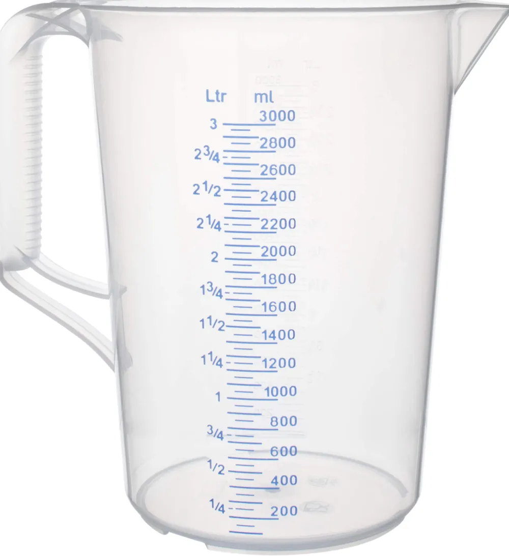 Barstuff Messbecher, PP - Skalierung bis 3000ml