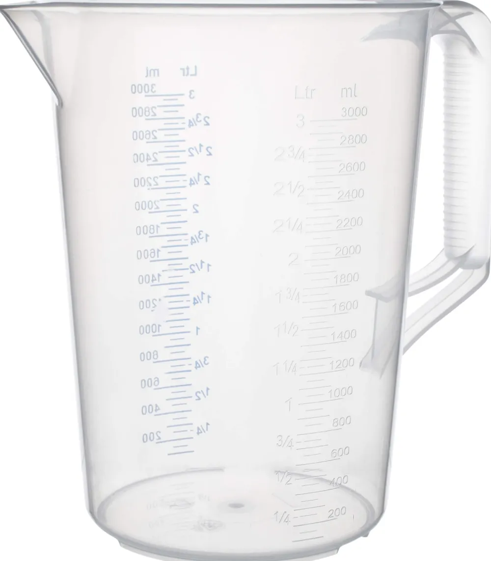 Barstuff Messbecher, PP - Skalierung bis 3000ml