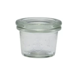 Barstuff Mini WECK-Glas mit Deckel - 35ml / 4,5x3,5cm (24 Stk.)