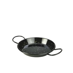 Barstuff Mini-Paellapfanne, Emaille schwarz - 15cm (10 Stk.)