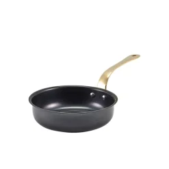 Barstuff Mini-Pfanne, Edelstahl vintage schwarz - 13,5 x 3,75 cm (6 Stk.)