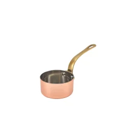 Barstuff Mini-Saucentopf, Edelstahl kupferfarben - 7 x 3,75 cm (6 Stk.)