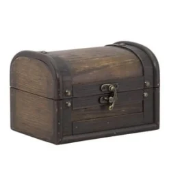 Barstuff Mini-Schatzkiste, Holz - 11x15,8x11,4cm