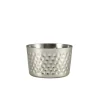 Barstuff Mini-Servierbecher, Edelstahl gehämmert - 8x5cm (12 Stk.)