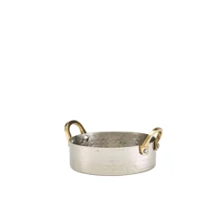 Barstuff Mini-Topf, Edelstahl gehämmert - 12 x 3,5 cm (12 Stk.)