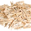 Barstuff Mini-Wäscheklammern / Glasmerker, Holz - 25mm (100 Stk.)