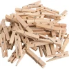 Barstuff Mini-Wäscheklammern / Glasmerker, Holz - 48mm (50 Stk.)