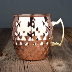 Barstuff Moscow Mule Becher Pineapple, Edelstahl kupferfarben - 550ml