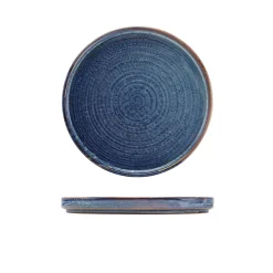 Barstuff Niedriger Präsentationsteller Terra Aqua Blue – 18 cm (6 Stk.)