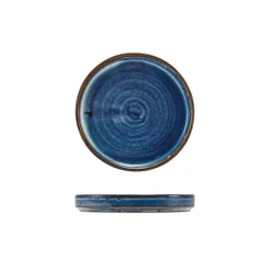 Barstuff Niedriger Präsentationsteller Terra Aqua Blue – 14 cm (12 Stk.)