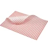 Barstuff Pergamentpapier / Fettdichtes Papier, Karomuster rot - 35x25cm (1000 Stk.)