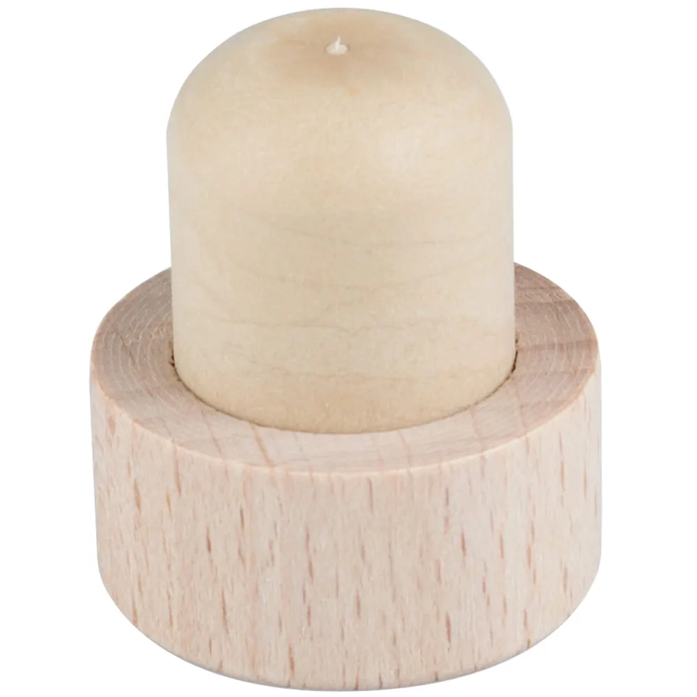 Barstuff PE-Stopfen 19mm gespritzt mit Holzscheibe (1 Stk.)