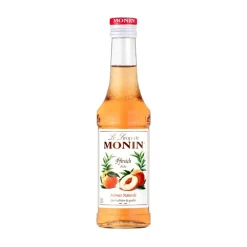 Barstuff Pfirsich - Monin Sirup Kleinflasche (0,25l)