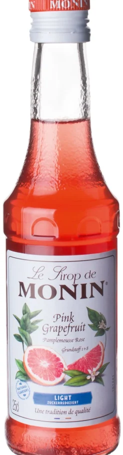 Barstuff Pink Grapefruit light - Monin Sirup Kleinflasche (0,25l)