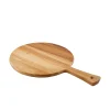 Barstuff Pizzabrett / Paddleboard rund, Akazienholz - 28 x 42 x 1,5 cm
