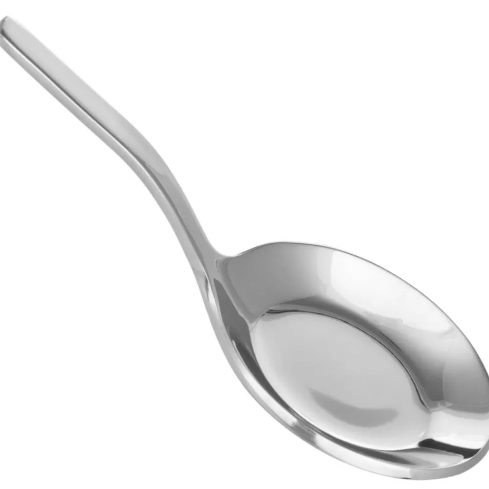 Barstuff Probierlöffel rund, Edelstahl - 9,0cm (12 Stk.)
