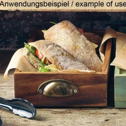 Barstuff Präsentationsschublade, Akazienholz, 32,5x18,7x7cm (GN 1/3) - natur
