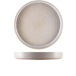 Barstuff Präsentationsteller Antigo Steingut Barley – 26 cm (6 Stk.)