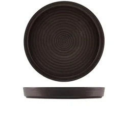 Barstuff Präsentationsteller Antigo Steingut Antikbronze – 18 cm (6 Stk.)